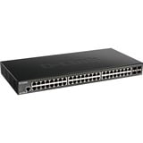 D-Link DGS-1250-52X Gestionado L3 Gigabit Ethernet (10/100/1000) Negro, Interruptor/Conmutador Gestionado, L3, Gigabit Ethernet (10/100/1000), Montaje en rack