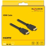 DeLOCK Cable HDMI de alta velocidad con Ethernet conector > conector 4K negro