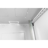 Digitus Carcasa de pared de la serie Dynamic Basic - 600 x 600 mm (an. x pr.), Armario IT gris claro, Bastidor de pared, 9U, 60 kg, Bloqueo del teclado, Gris