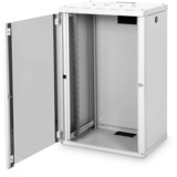 Digitus Carcasa de pared de la serie Unique - 600 x 450 mm (an. x pr.), Armario IT gris claro, Bastidor de pared, 100 kg, 36,8 g, Gris