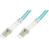 Digitus Cable de parche LWL, dúplex, conector LC > LC, multimodo OM3 turquesa