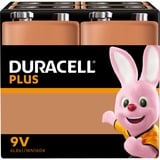 Duracell Plus Power Batería de un solo uso 9V Alcalino Batería de un solo uso, 9V, Alcalino, 9 V, 4 pieza(s), Negro, Cobre