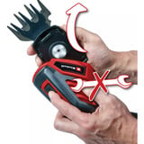 EINHELL Tijeras de césped / tijeras para arbustos a batería GC-CG 3,6/70 Li WT, Podadora negro/Rojo