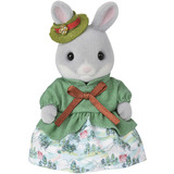 EPOCH Sylvanian Families - Set de Fiesta Familia Conejo del Bosque, Juegos de construcción 