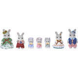 EPOCH Sylvanian Families - Set de Fiesta Familia Conejo del Bosque, Juegos de construcción 