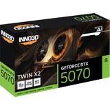INNO3D I3D 12GB D7 RTX 5070 TWIN X2, Tarjeta gráfica 