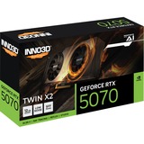 INNO3D I3D 12GB D7 RTX 5070 TWIN X2, Tarjeta gráfica 