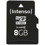 Intenso 3403460 memoria flash 8 GB SDHC Clase 4, Tarjeta de memoria 8 GB, SDHC, Clase 4, 20 MB/s, 5 MB/s, Resistente a golpes, Resistente a la temperatura, A prueba de rayos X