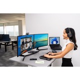 Kensington Trackball Pro Fit Ergo TB550 negro/Azul, mano derecha, Trackball, RF Wireless + Bluetooth, 1600 DPI, Negro, Gris