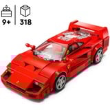 LEGO Supercoche Ferrari F40, Juegos de construcción Juego de construcción, 9 año(s), Plástico, 318 pieza(s), 340 g