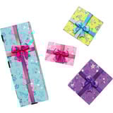 Mattel Barbie Party Unboxed Serie Cumpleaños de Mascota - vestido morado, Muñecos 