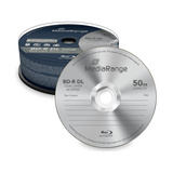 MediaRange MR508 disco blu-ray lectura/escritura (BD) BD-R DL 50 GB 25 pieza(s), Discos Blu-ray vírgenes 50 GB, BD-R DL, Caja para pastel, 25 pieza(s)
