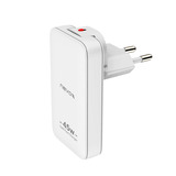 Nevox Cargador USB-C delgado DUAL de 45W GaN EU / US blanco