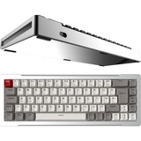 RAIJINTEK 0R40B00276, Teclado para gaming plateado