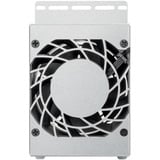 SilverStone SST-RAC45-FC-801, Ventilador plateado/Negro