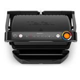 Tefal OptiGrill + GC717810 parrilla eléctrica de contacto, Barbacoa de contacto negro (mate), Negro, Rectangular, Botones, 600 cm², 300 x 200 mm, 1 zona(s)