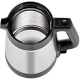 Unold 18715 tetera eléctrica 1,5 L 1800 W Negro, Acero inoxidable, Hervidor de agua acero fino/Negro, 1,5 L, 1800 W, Negro, Acero inoxidable, Plástico, Acero inoxidable, Indicador de nivel de agua, Sin cables