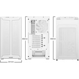 be quiet! Pure Base 501 DX White Midi Tower Blanco, Cajas de torre blanco, Midi Tower, PC, Blanco, ATX, micro ATX, Mini-ATX, Acrilonitrilo butadieno estireno (ABS), Vidrio, Acero, Multi