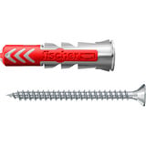 fischer Taco DuoPower 6/8/10 SB, Pasador gris claro/Rojo