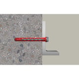 fischer Taco de vástago largo HybridPower 10x90 FUS K, Pasador rojo/Gris