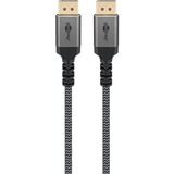 goobay Cable Plus DisplayPort 1.4, 8K @ 60Hz gris