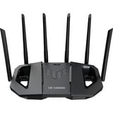 ASUS TUF Gaming BE6500 (TUF-BE6500) router inalámbrico 2.5 Gigabit Ethernet Doble banda (2,4 GHz / 5 GHz) Negro, Enrutador de malla negro, Wi-Fi 7 (802.11be), Doble banda (2,4 GHz / 5 GHz), Ethernet, Negro, Router de sobremesa