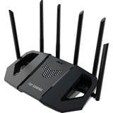 ASUS TUF Gaming BE6500 (TUF-BE6500) router inalámbrico 2.5 Gigabit Ethernet Doble banda (2,4 GHz / 5 GHz) Negro, Enrutador de malla negro, Wi-Fi 7 (802.11be), Doble banda (2,4 GHz / 5 GHz), Ethernet, Negro, Router de sobremesa