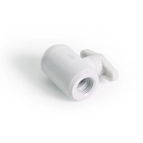 Alphacool Válvula de bola Eiszapfen 2 x G1/4 rosca interior, Piezas de la válvula blanco