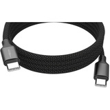 Ansmann Cable de carga magnético USB Tipo-C negro
