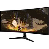 Arozzi Nova 34T2K165, Monitor de gaming negro
