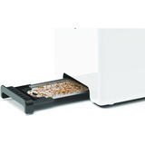 Bosch TAT3P421DE tostadora 2 rebanada(s) 970 W Negro, Blanco blanco/Negro, 2 rebanada(s), Negro, Blanco, Acero inoxidable, Botones, Nivel, Giratorio, CE, VDE, 970 W