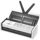 Brother ADS-1800W escaner Escáner con alimentador automático de documentos (ADF) 600 x 600 DPI A4 Blanco, Escáner de alimentación de hojas gris, 215,9 x 355,6 mm, 600 x 600 DPI, 1200 x 1200 DPI, 30 ppm, Escáner con alimentador automático de documentos (ADF), Blanco