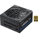 Chieftec Vega PPG-850-C unidad de fuente de alimentación 850 W 20+4 pin ATX ATX Negro, Fuente de alimentación de PC negro, 850 W, 100 - 240 V, 50/60 Hz, 20+4 pin ATX, 60 cm, 400 mm