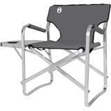 Coleman Silla de cubierta de aluminio con mesa gris