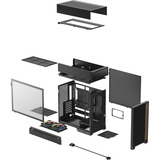 DeepCool CL660, Cajas de torre negro/Madera
