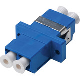 Digitus Acoplador de fibra óptica, dúplex, conector LC > toma LC, modo único OS2, Embrague azul