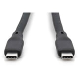 Digitus Cable de conexión USB 3.2 Gen 2 de silicona USB-C > USB-C negro