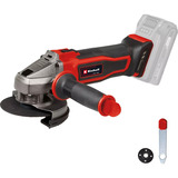 EINHELL Amoladora angular inalámbrica Power X-Change TE-AG 18/115-2 Li - Solo, 18 Voltios rojo/Negro