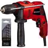 EINHELL Taladro percutor TE-ID 500 E, Taladradora de impacto rojo/Negro
