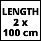 Einhell Führungsschiene Alu 2x1000mm| 4502118 Carril de guía, Liderazgo aluminio, Carril de guía, Einhell, 200 mm, 1080 mm, 30 mm, 4,2 kg