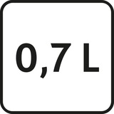 Emsa Bludrop Color N31110 Uso diario 700 ml Acero inoxidable Verde, Botella thermo Petrol, 700 ml, Uso diario, Verde, Acero inoxidable, 12 h, 6 h