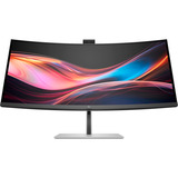 HP Series 7 Pro Monitor de videoconferencia WQHD Pro de la serie 7 de 34 pulgadas: 734pm, Monitor LED negro/Plateado, 86,4 cm (34"), 3440 x 1440 Pixeles, Wide Quad HD, LCD, 5 ms, Negro, Plata