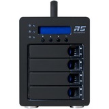 HighPoint RocketStor 6434S External SAS/SATA JBOD Tower, Caja de unidades negro