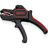 KNIPEX KP-1262180 Crimpadoras, Alicates pelacables negro/Rojo, 151 g