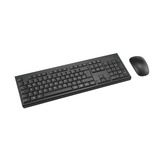 Kensington KM150 EQ teclado Ratón incluido Oficina RF inalámbrico QWERTZ Alemán Negro, Juego de escritorio negro, Inalámbrico, RF inalámbrico, Interruptor de membrana, QWERTZ, Negro, Ratón incluido