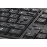 Kensington KM150 EQ teclado Ratón incluido Oficina RF inalámbrico QWERTZ Alemán Negro, Juego de escritorio negro, Inalámbrico, RF inalámbrico, Interruptor de membrana, QWERTZ, Negro, Ratón incluido