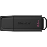 Kingston DataTraveler Exodia 64 GB, Lápiz USB negro
