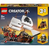 LEGO Creator Barco Pirata, Juegos de construcción Juego de construcción, 9 año(s), Plástico, 1264 pieza(s), 2,03 kg
