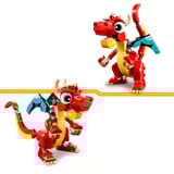 LEGO Dragón Rojo, Juegos de construcción Juego de construcción, 6 año(s), Plástico, 149 pieza(s), 185 g