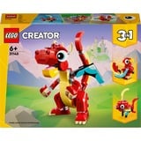 LEGO Dragón Rojo, Juegos de construcción Juego de construcción, 6 año(s), Plástico, 149 pieza(s), 185 g